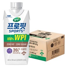 매일유업 셀렉스 프로핏 웨이프로틴 초콜릿 330ml