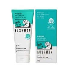 부쉬맨 워터프루프 프로 선크림 SPF50+ PA++++, 150g, 1개