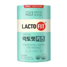 종근당건강 생 유산균 락토핏 키즈 1통 2개월분 청소년 유아 초등학생 아이 120포, 120회분, 120g, 1박스