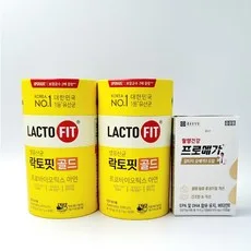 락토핏 골드 생유산균 + 증정용 프로메가 알티지 오메가3 듀얼 30캡슐