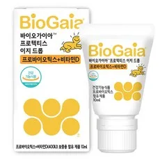 바이오가이아 프로텍티스 이지드롭 프로바이오틱스 + 비타민 D 영양제