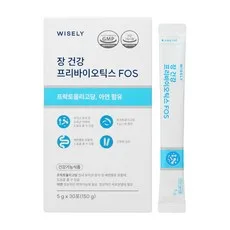 와이즐리 프리바이오틱스 프락토올리고당 4g FOS 유산균, 150g