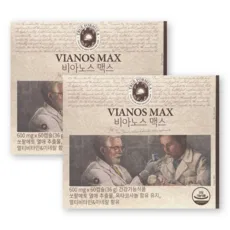 트루포뮬러 비아노스 맥스 600mg X 60캡슐 2박스 전립선 영양제 도움 효능 비아녹스