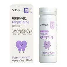 닥터파이토 덴티백 아이 구강 유산균, 1개, 30정