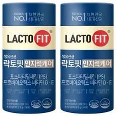 종근당건강 락토핏 인지력 케어 30p, 60g, 2개